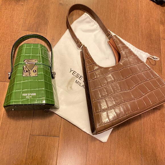 Two brand new Crocodile pattern bags - Picture 1 of 12